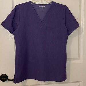Mandala Purple Scrub Top size S